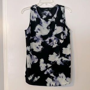Women’s Apt.9 Floral Patterned Ruffle Dress Tank Size Small